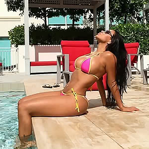 Seductive stunner Dolly Castro shows off unbelievable boobs
