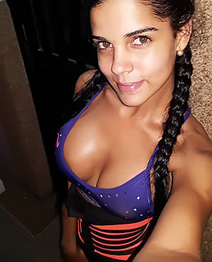 Brilliant Daniela Baptista shows her amazing tits