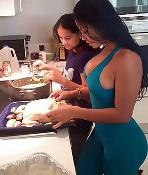 Dolly Castro shows her nice big tits